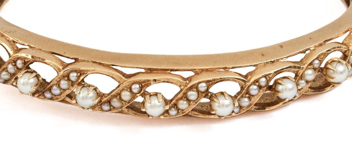 Image for 14K YG Pearl Bracelet