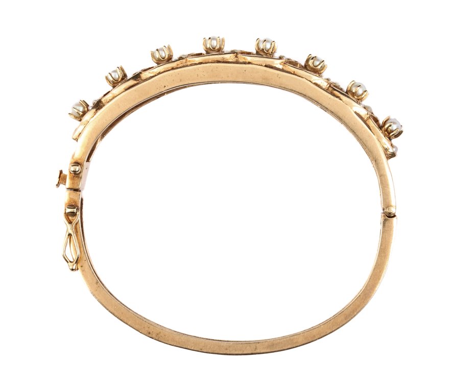Image for 14K YG Pearl Bracelet