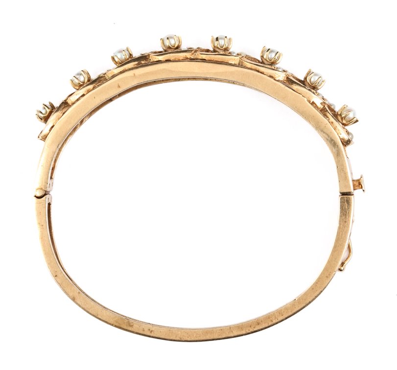Image for 14K YG Pearl Bracelet