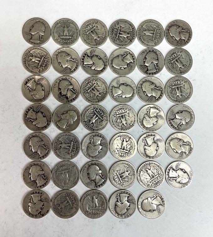 Image for US Silver Quarters