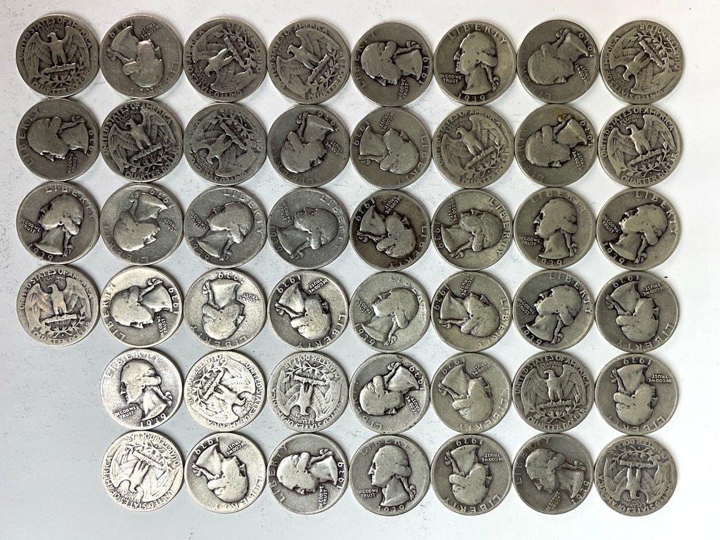 Image for US Silver Quarters