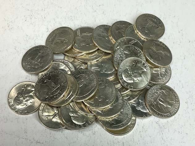 Image for (40) 1963 D quarters