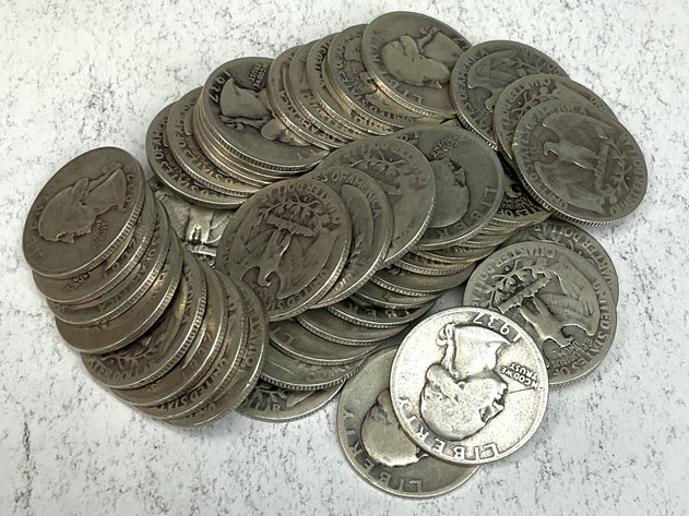Image for US Silver Quarters