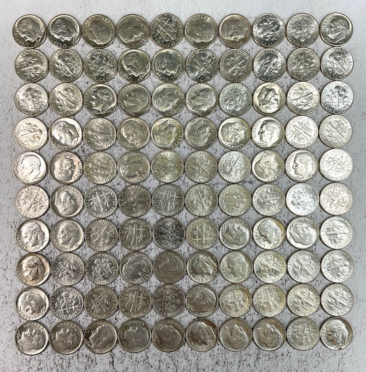 Image for US Silver Dimes
