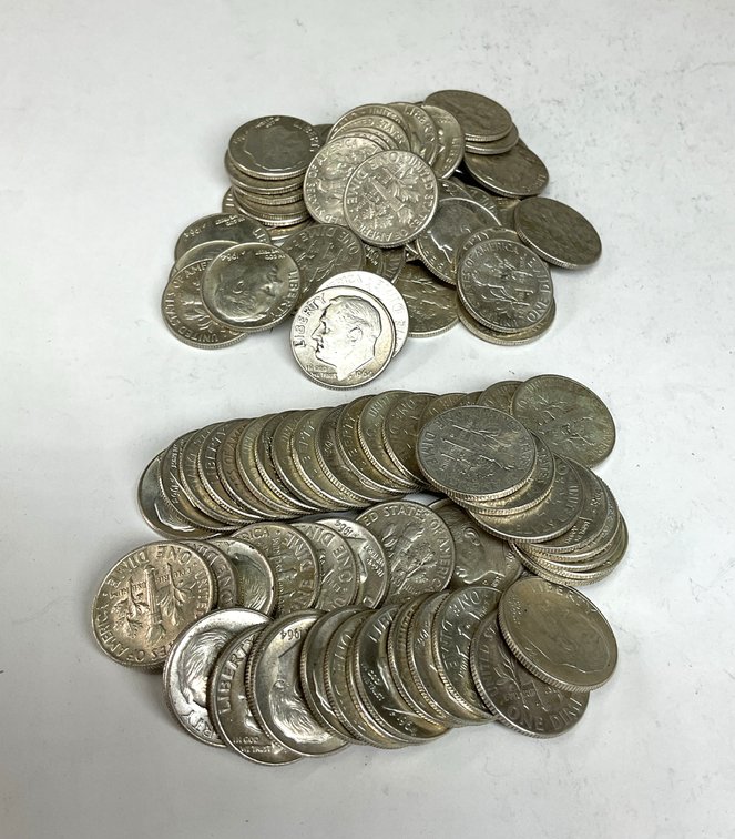Image for US Silver Dimes