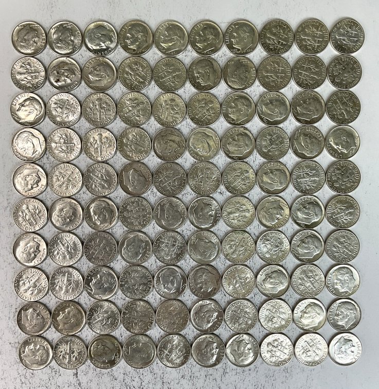 Image for US Silver Dimes