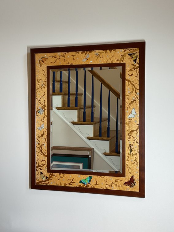 Hudson River Inlay Butterfly Mirror