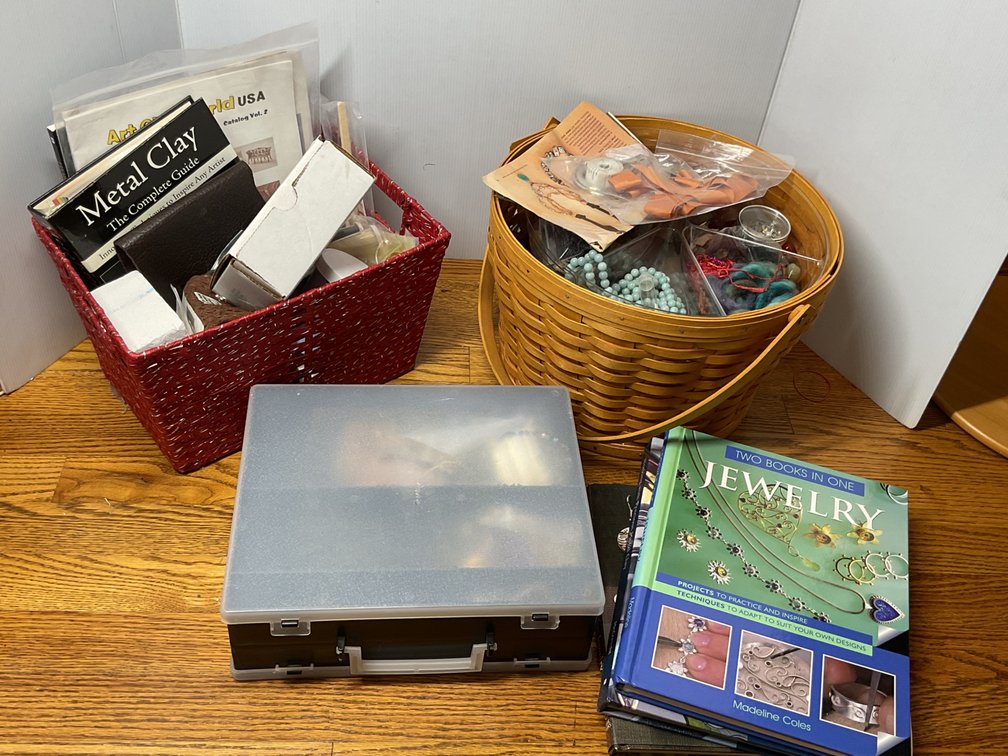 Beading and Jewelry Making Supplies Lot