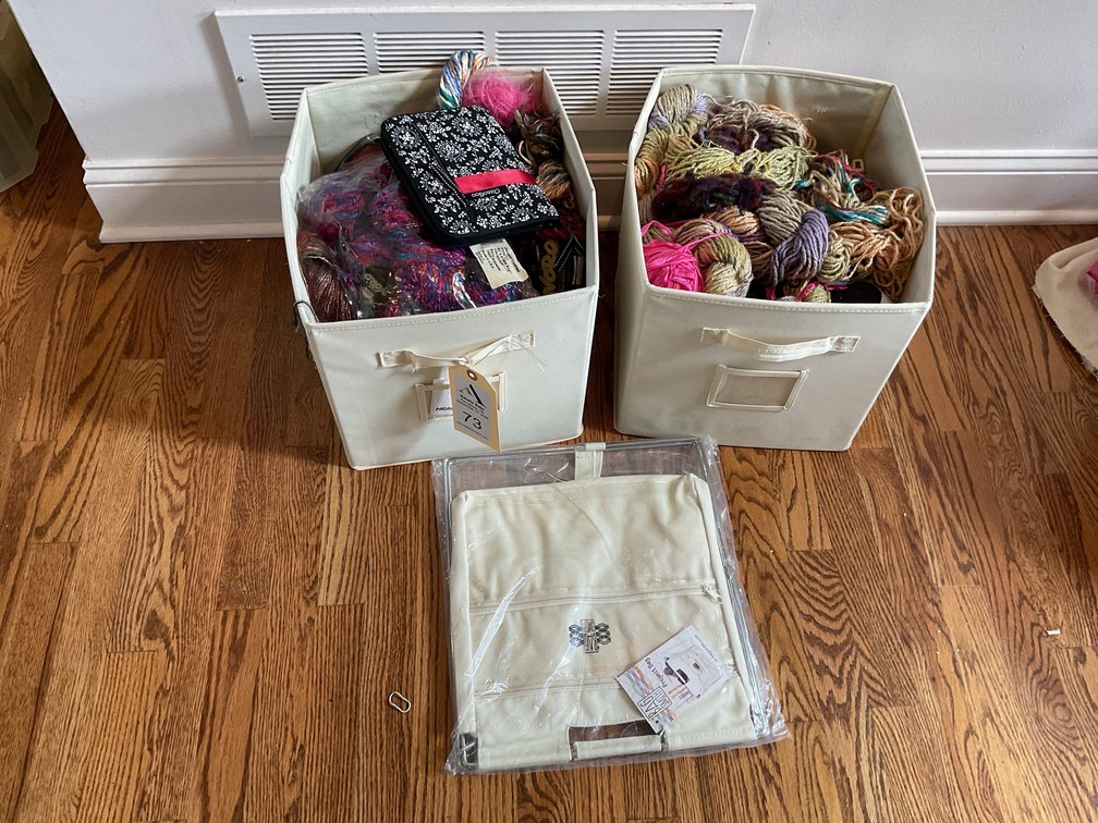 ChiaoGoo Needles, Bag Smith Bag and Assorted Yarn