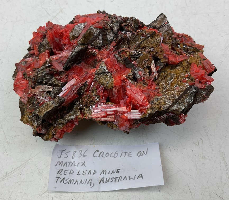 Image for Crocoite on Matrix Specimen