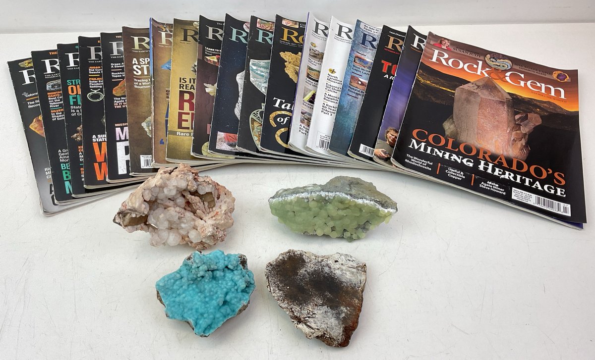 Mineral Specimens and Rock & Gem Publications