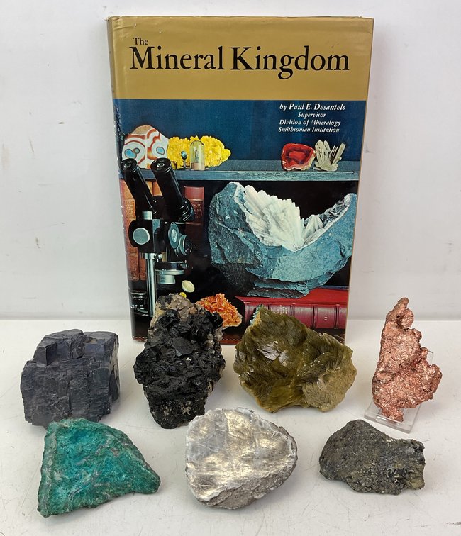 Mineral Specimens & Book