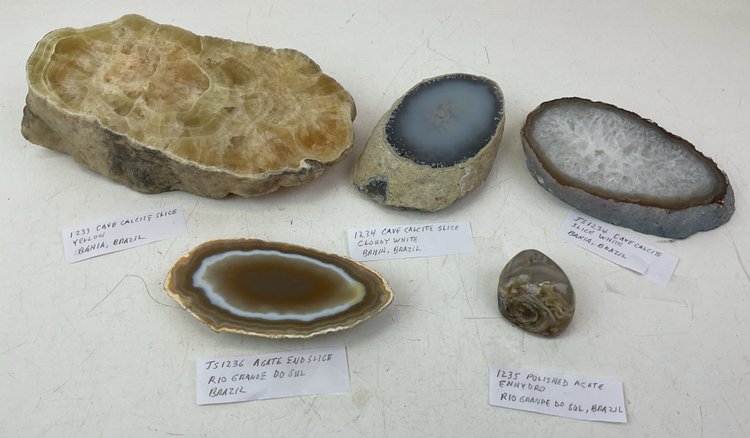 Image for Calcite & Agate Specimens from Brazil