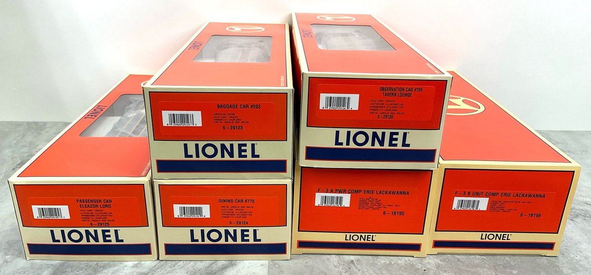 Image for Lionel 6-29122 Erie Lackawanna Passenger Set