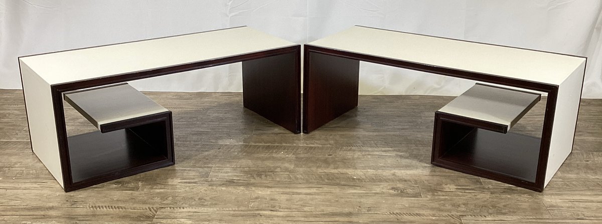 Pair of Baker Furniture Low Tables