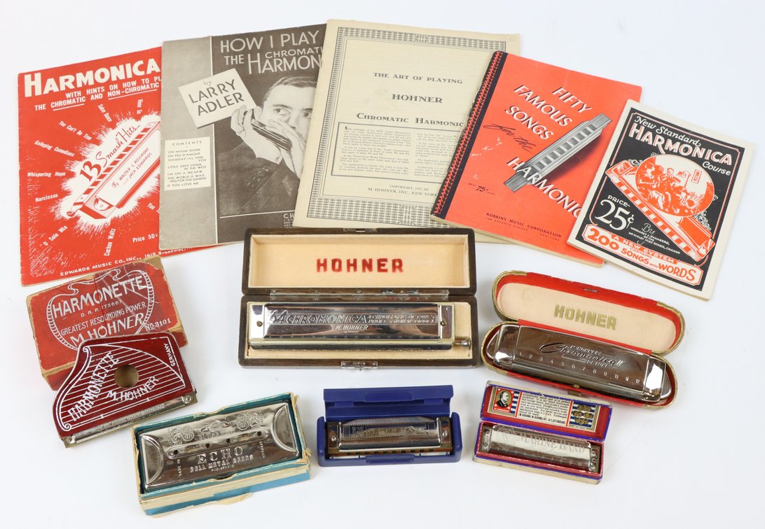 6 Assorted Hohner Harmonicas