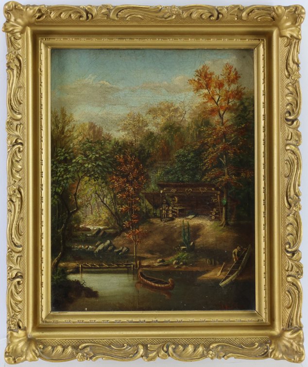 Oil on Canvas, signed