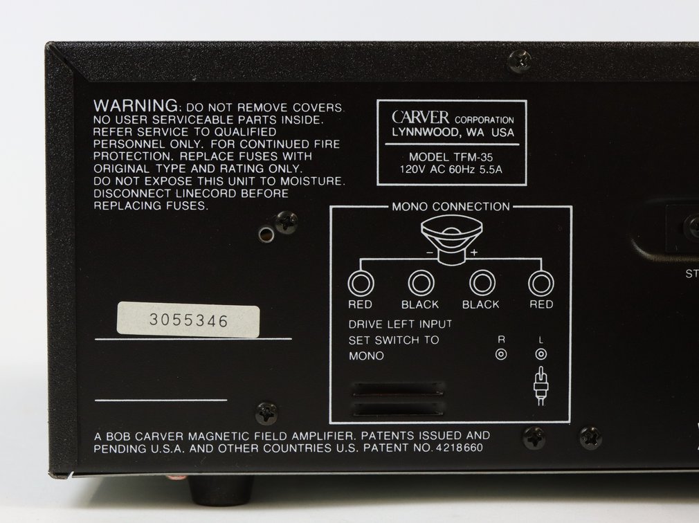 Image for Carver TFM35 Power Amp
