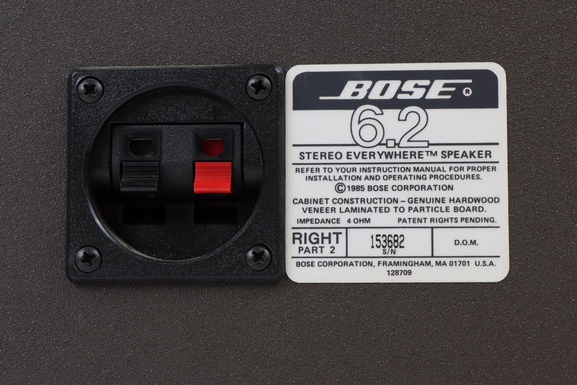 Image for Lot of 2 Bose 6.2 Speakers