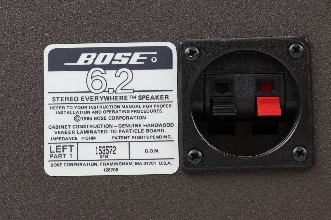 Image for Lot of 2 Bose 6.2 Speakers