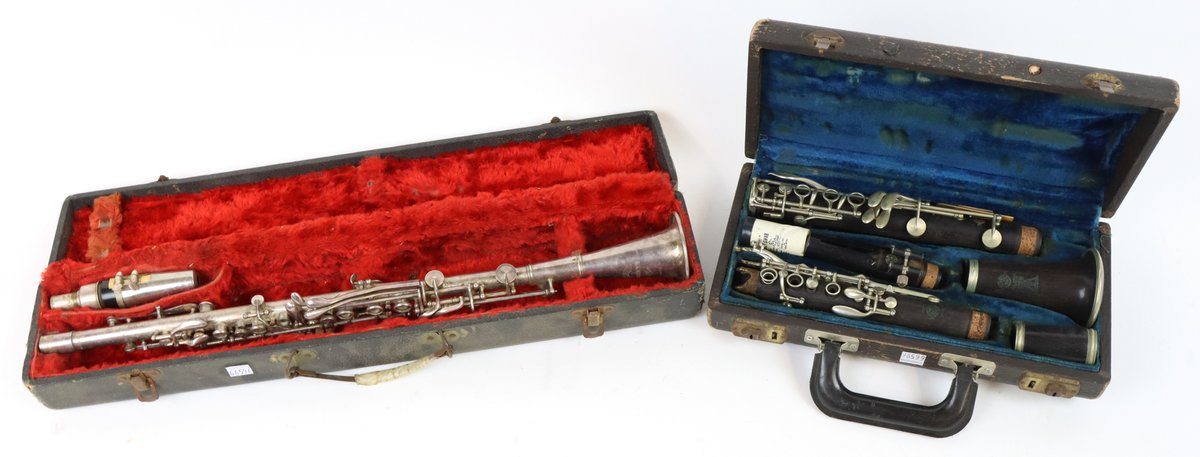 Lot of 2 Clarinets