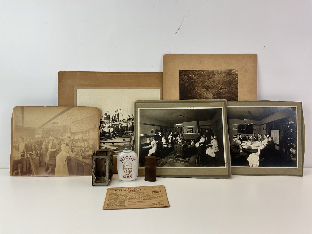 Photographs, War Ration Book & Assorted Collectibles