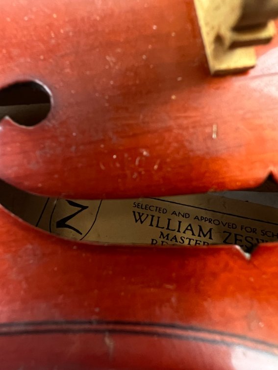 Image for Wm Zeswitz 4/4 Violin