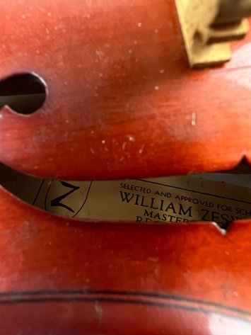 Image for Wm Zeswitz 4/4 Violin