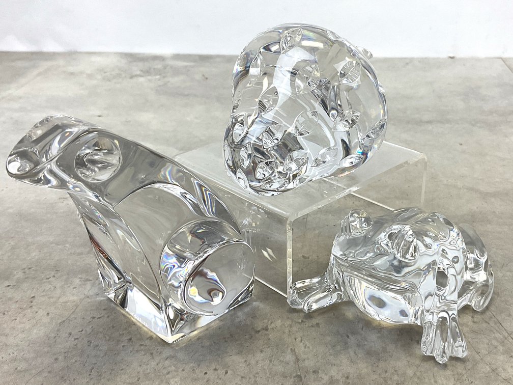 Orrefors & Waterford Crystal Paperweights