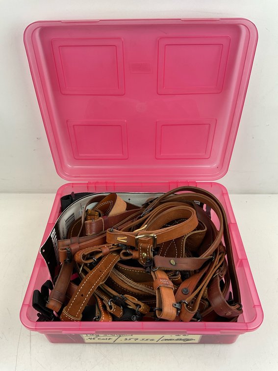 Leather and Nylon Firearm Slings, Gun Belts, and Accessories