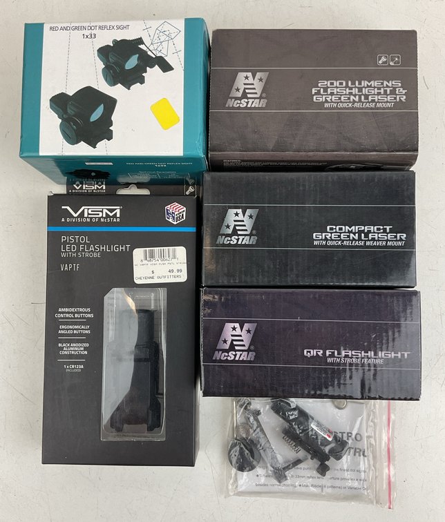 Tactical Weapon Lights, Lasers, and Reflex Sight