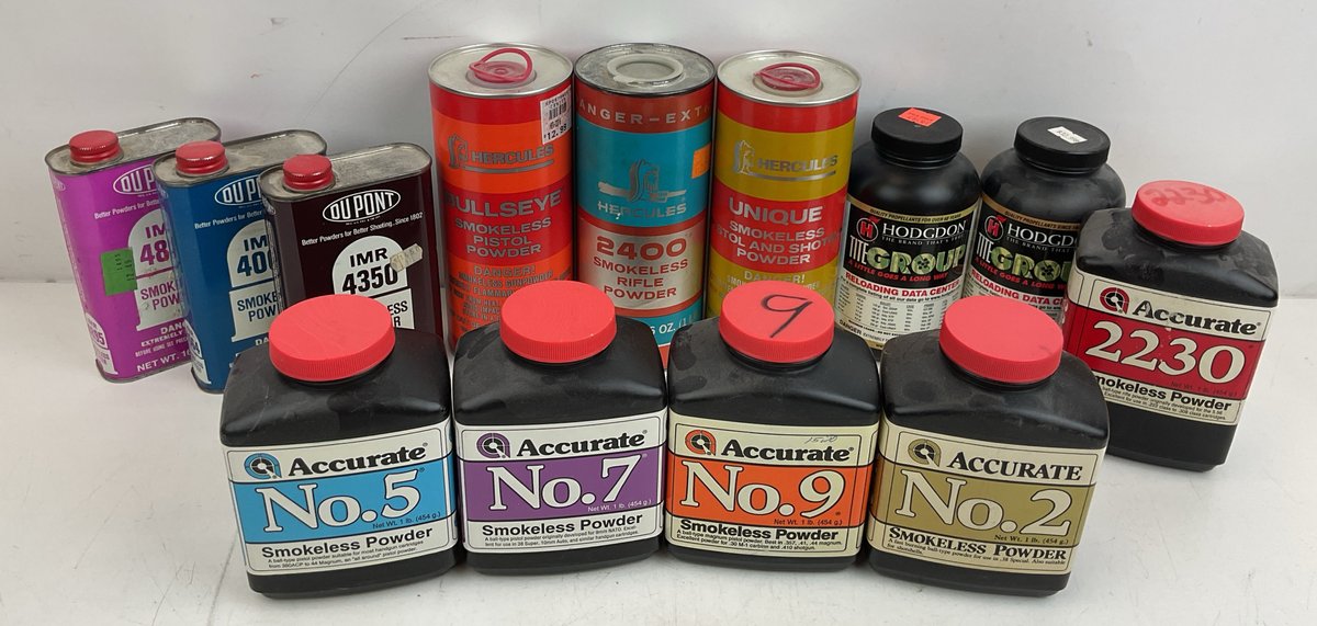Smokeless Reloading Powder Containers