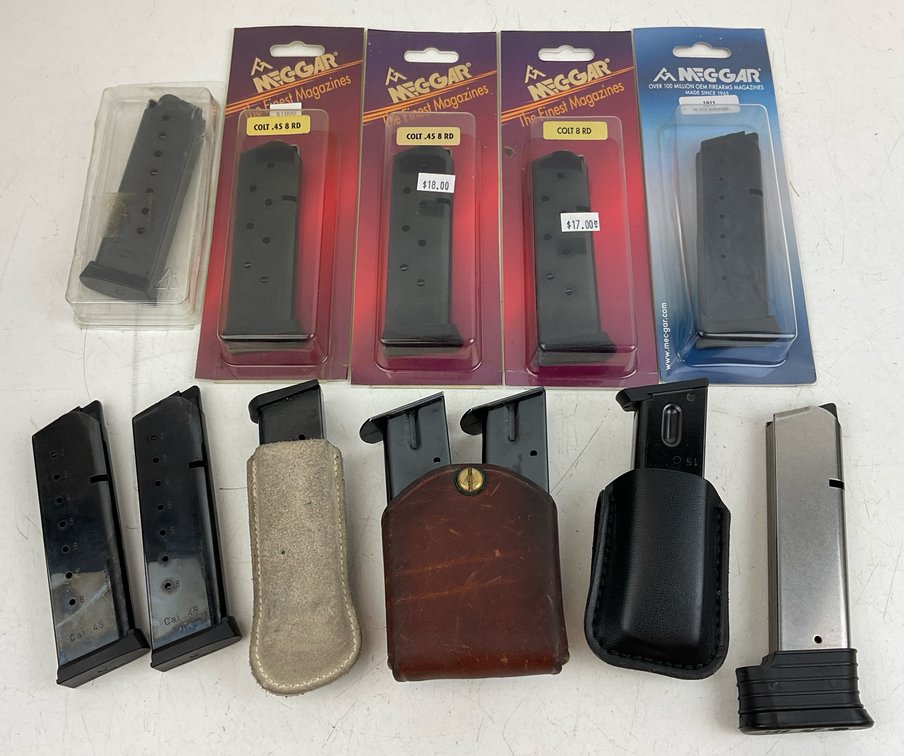 Handgun Magazines and Magazine Pouches