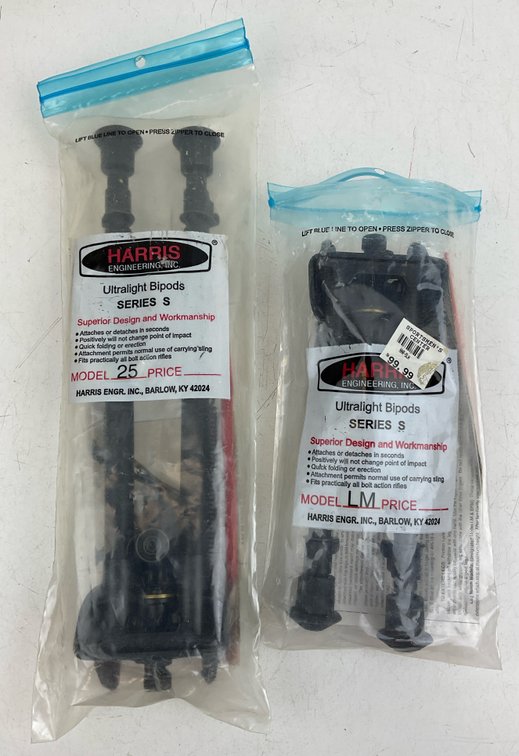 Harris Engineering Series S Model 25 and LM Rifle Bipods (2)