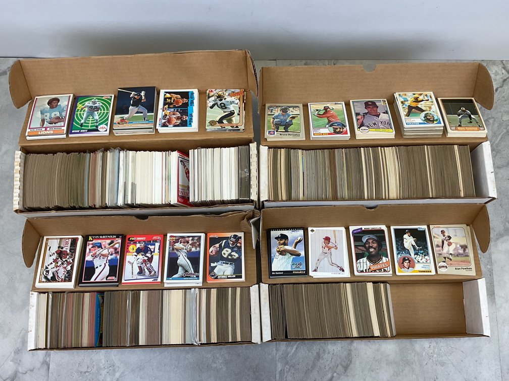 Baseball, Football, Basketball, and Hockey Trading Cards