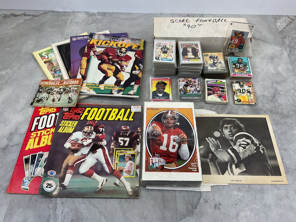 Football Trading Cards and Memorabilia