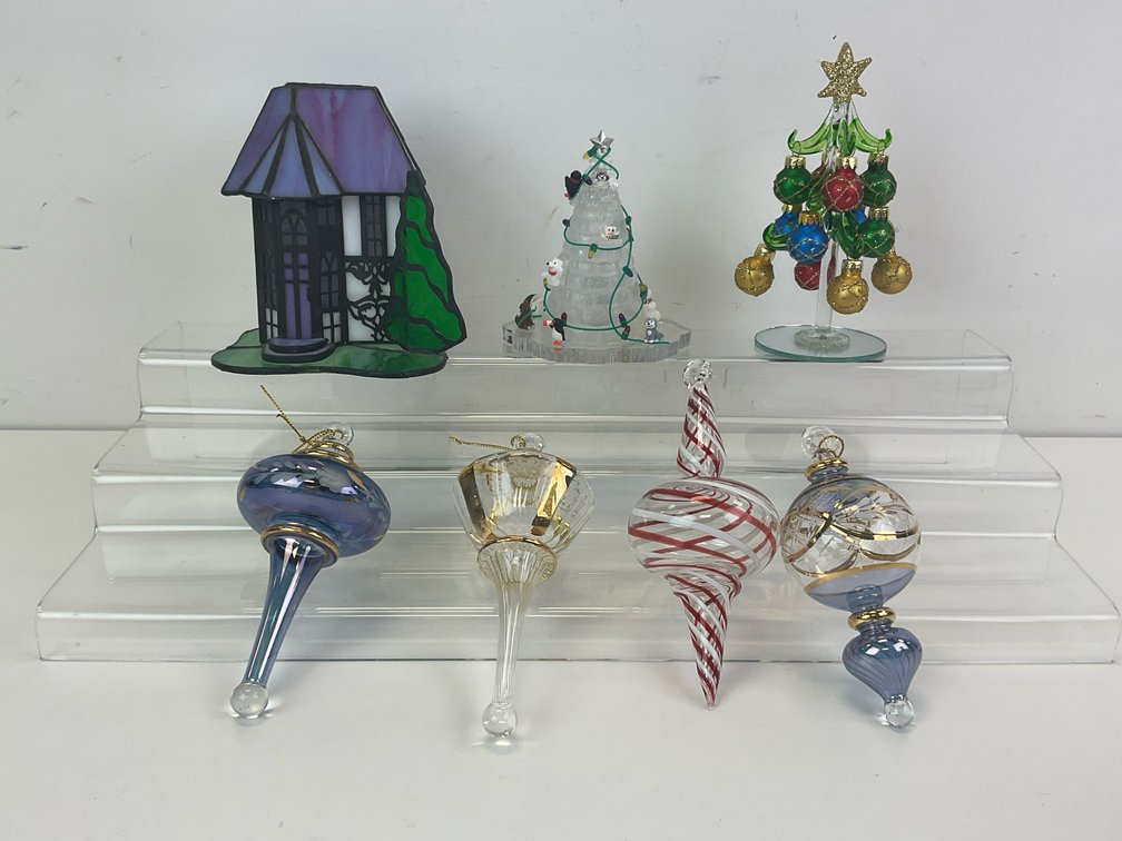 Blown Glass Tree Ornaments & Decor