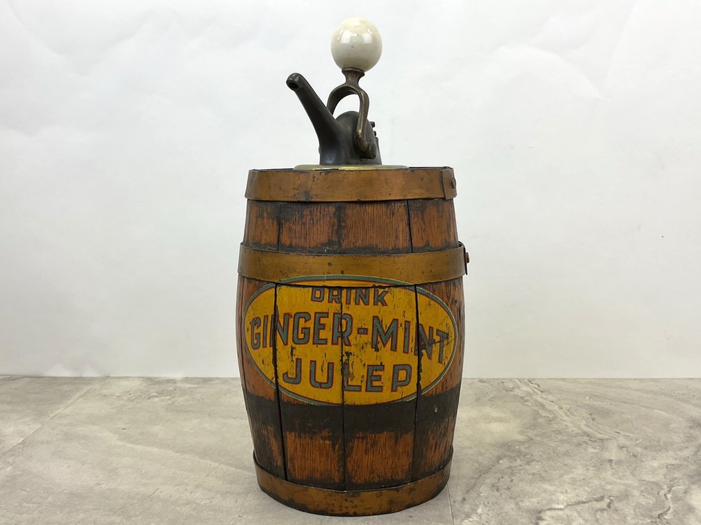 Ginger-Mint Julep Syrup Barrel