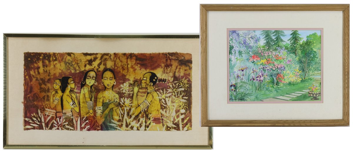 Lee Long Looi (1942-2023) & watercolor
