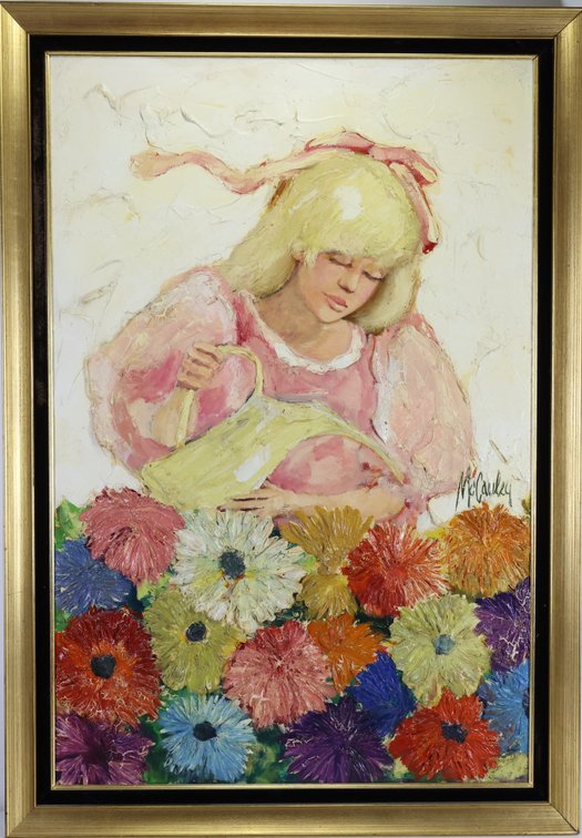 Oil on Canvas, signed