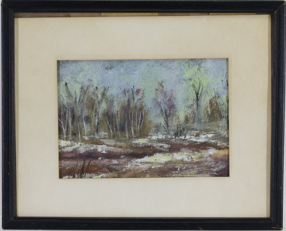 Oil on Paper, signed