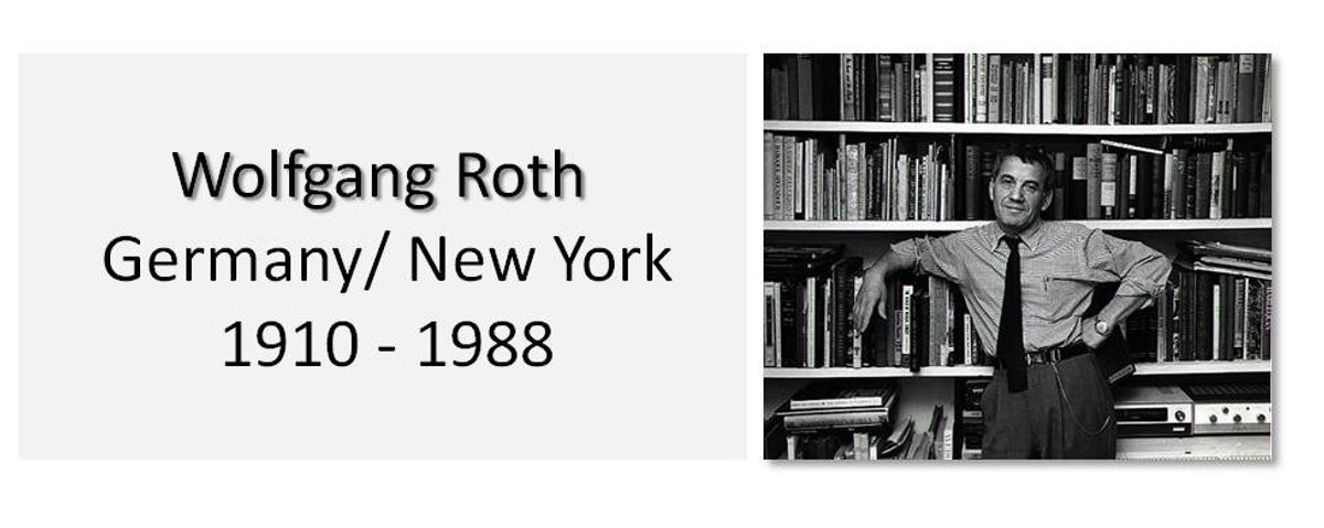 Biography: Wolfgang Roth (1910-1988)