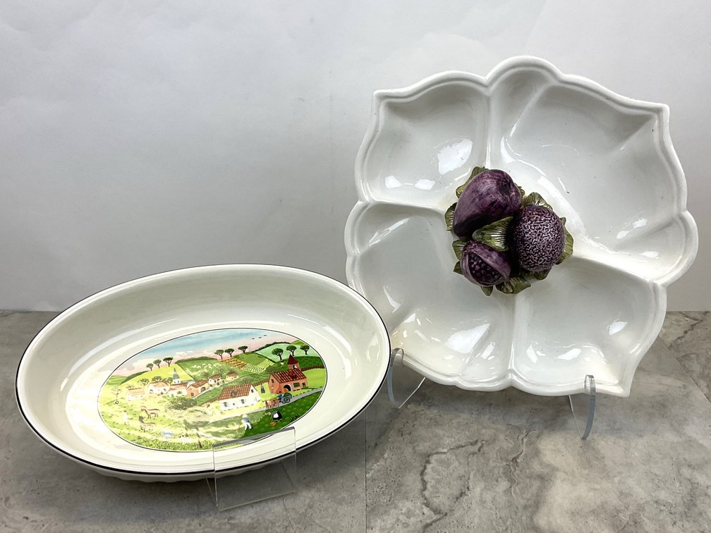 Villeroy & Boch and Italian Porcelain Serving Dishes