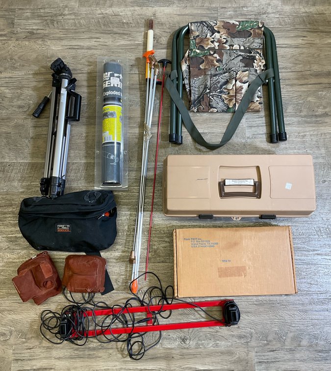 Shooting Accessories with PACT Chronograph, MTM Box, and Tripod