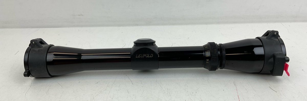 Leupold Rifle Scope with Butler Creek Lens Covers