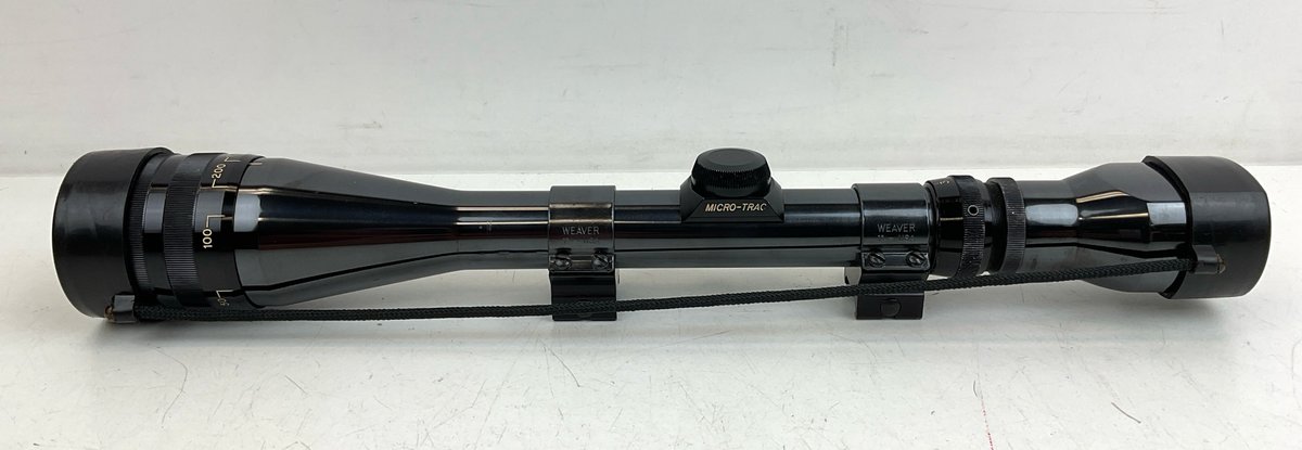 Weaver Micro-Trac Rifle Scope with Mounting Rings