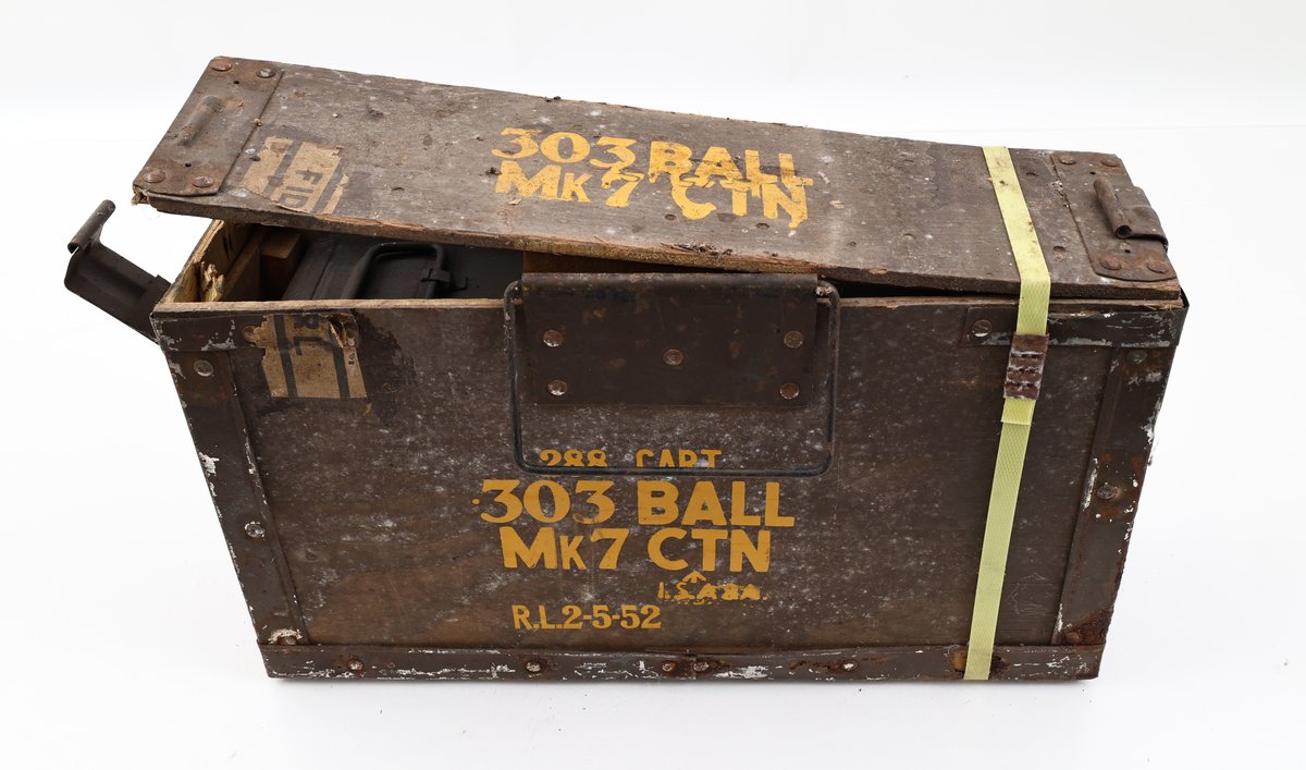 Sealed Spam Can/Crate Of 303 Brit MK VII Ball Ammo