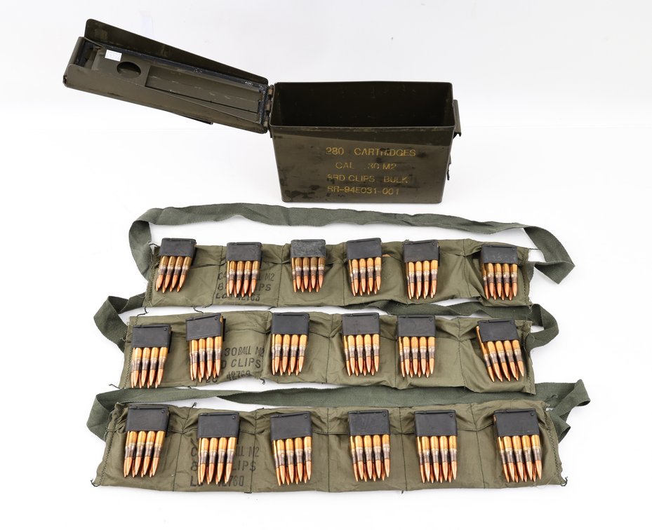 30-06 Ammo On Enblocs/Bandoliers