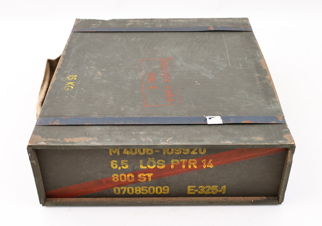 Sealed Crate OF 6.5x55 Swede "Training" Ammo