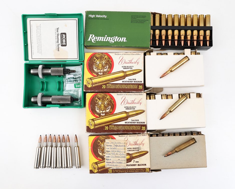 7mm Weatherby Mag Ammo And Die Set